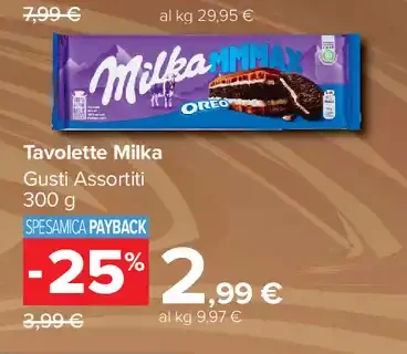 Tavolette Milka