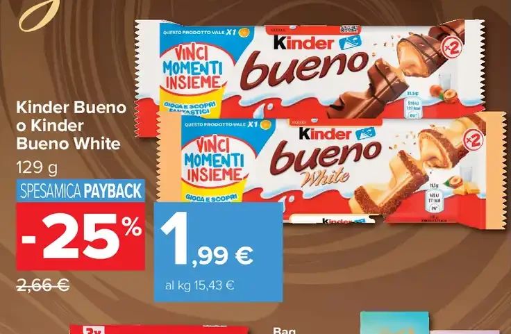 Kinder Bueno o Kinder Bueno White