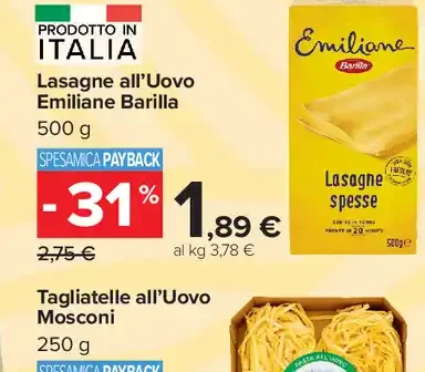 Lasagne all’Uovo Emiliane Barilla