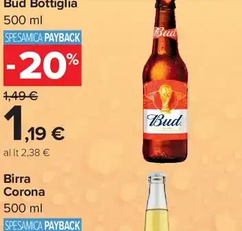 Bud Bottiglia