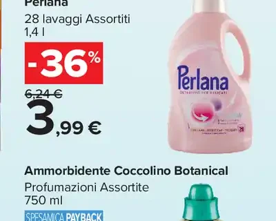 Detersivo Liquido Lavatrice Perlàna
