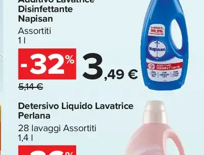 Additivo Lavatrice Disinfettante Napisan