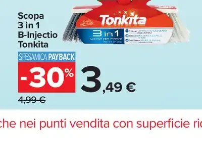 Scopa 3 in 1 B-Injection Tonkita