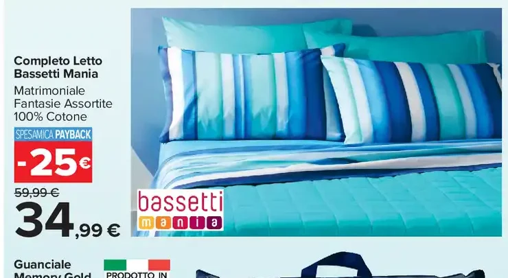 Completo Letto Bassetti Mania