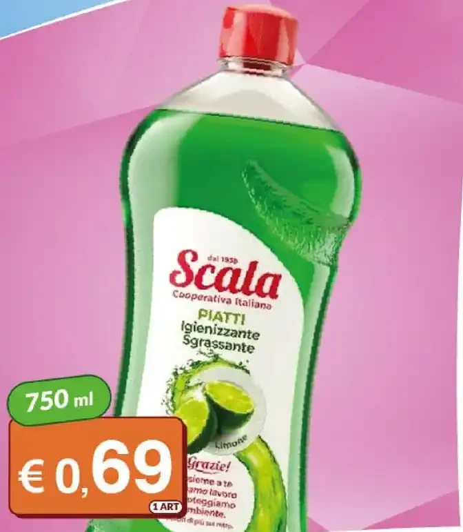 Detersivo piatti sgrassante