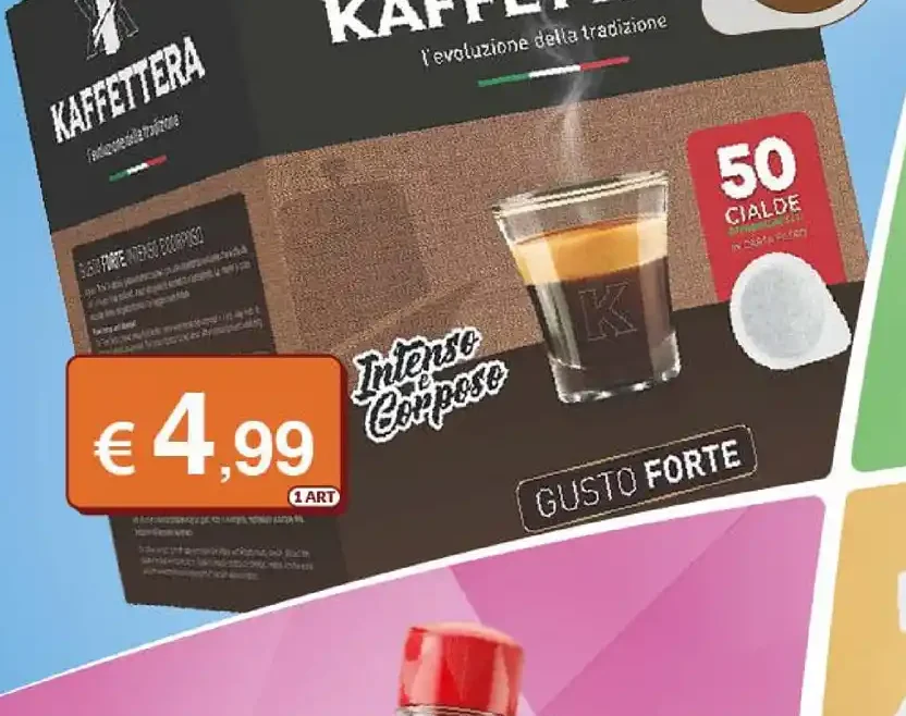 Caffè in cialde Kaffeeteria gusto forte