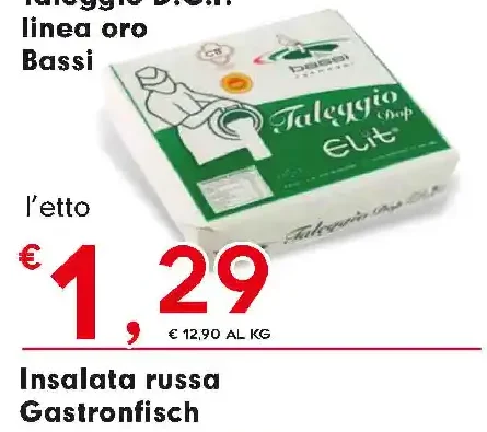 Taleggio D.O.P. linea oro Bassi