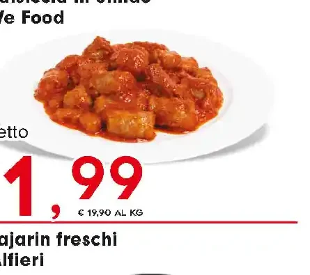Salsiccia in umido We Food