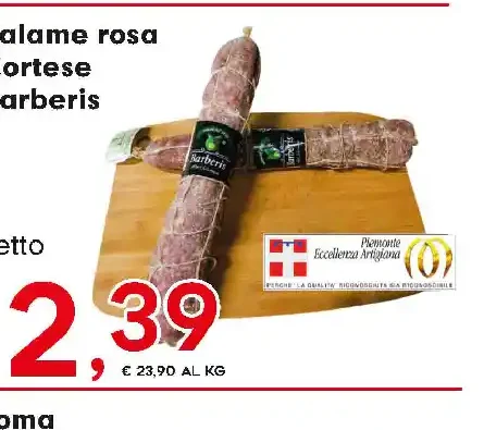Salame rosa Cortese Barberis
