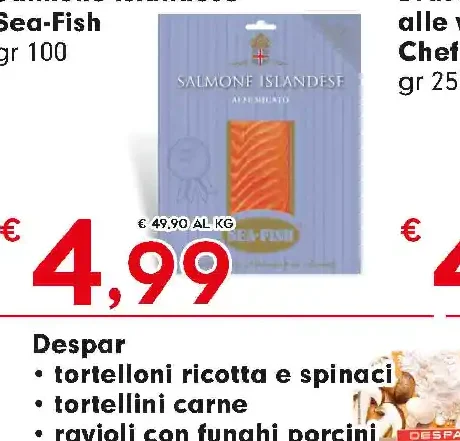 Salmone islandese Sea-Fish