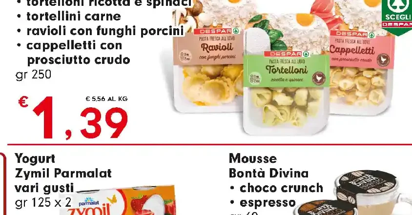 Pasta ripiena Despar