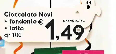 Cioccolato Novi fondente e latte