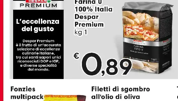Farina 0 100% Italia Despar Premium