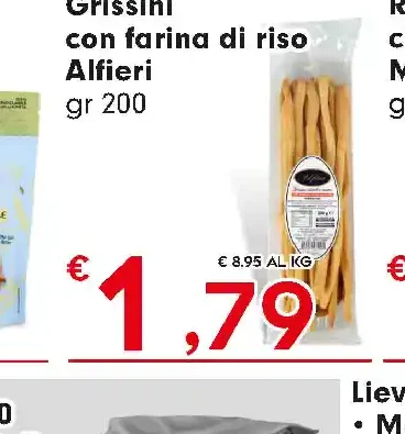 Grissini con farina di riso Alfieri