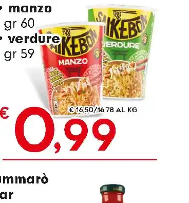 Saikebon manzo o verdure