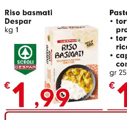 Riso basmati Despar