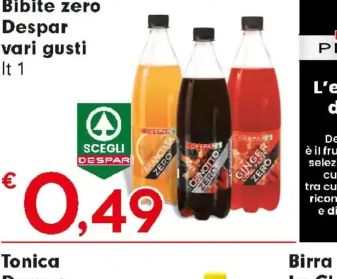 Bibite zero Despar