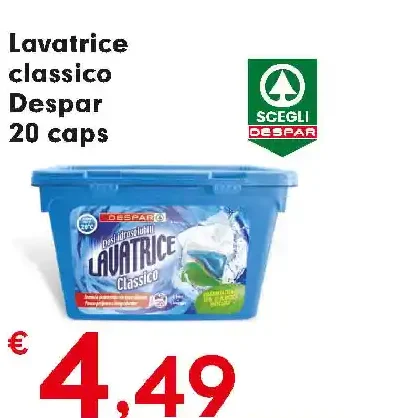 Lavatrice classico Despar