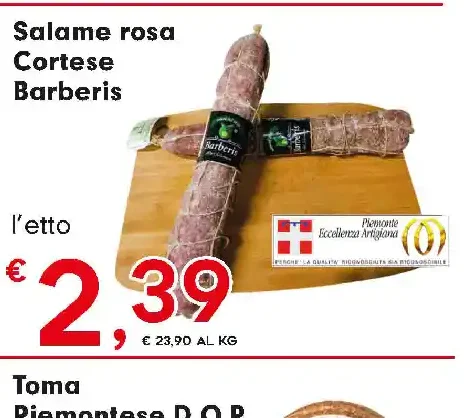Salame rosa Cortese Barberis