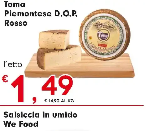 Toma Piemontese D.O.P. Rosso