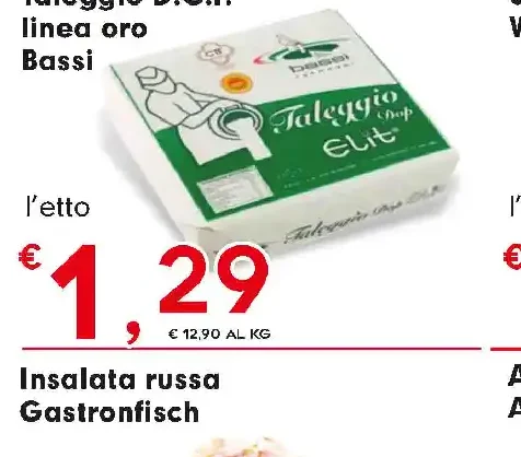 Taleggio D.O.P. linea oro Bassi