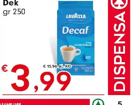 Caffè decaffeinato