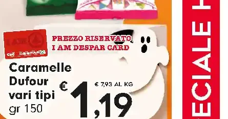 Caramelle Dufour vari tipi