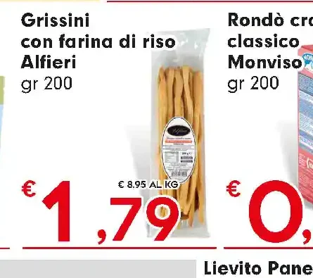 Grissini con farina di riso