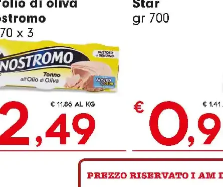 Tonno all'olio di oliva