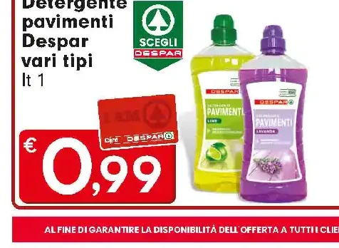 Detergente pavimenti