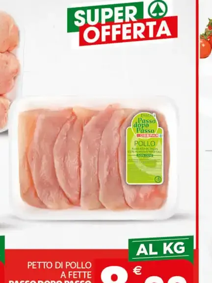 Petto di pollo a fette Passo dopo Passo Despar