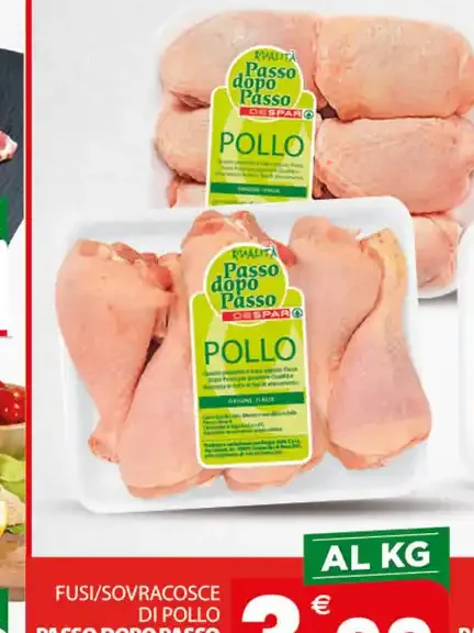 Fusi/sovracosce di pollo Passo dopo Passo Despar