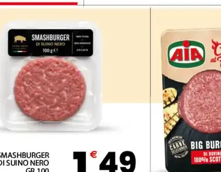 Smashburger di suino nero