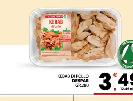Kebab di pollo Despar