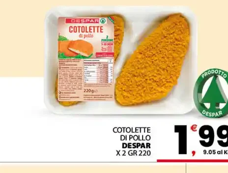 Costolette di pollo Despar