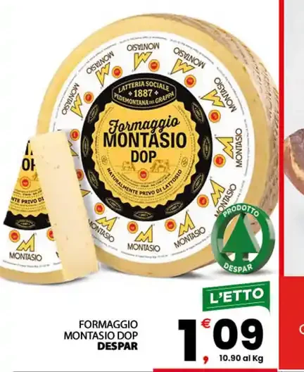 Formaggio Montasio DOP Despar