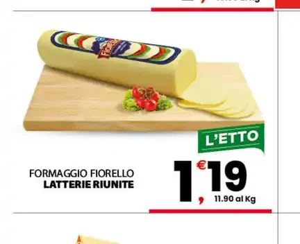 Formaggio Fiorello Latterie Riunite