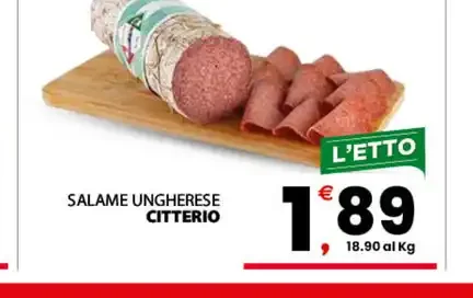Salame ungherese Citterio