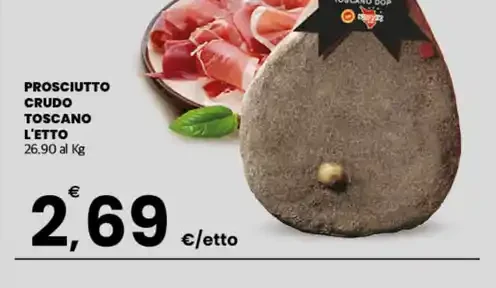 Prosciutto crudo toscano