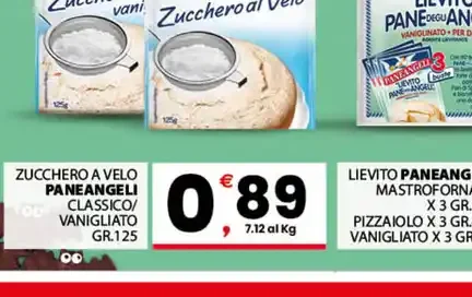 Zucchero a velo Paneangeli