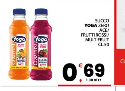 Succo Yoga Zero multifruit
