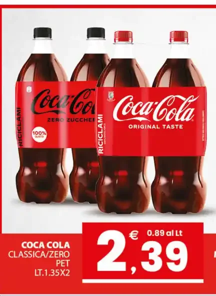 Coca-Cola classica/zero PET