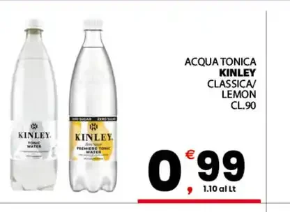 Acqua tonica Kinley