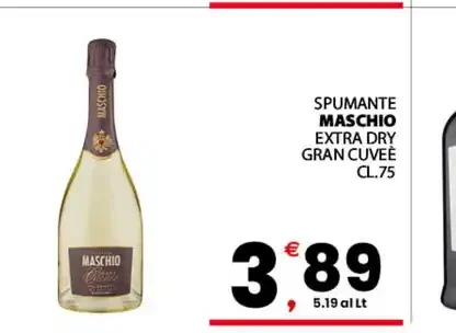 Spumante Maschio extra dry