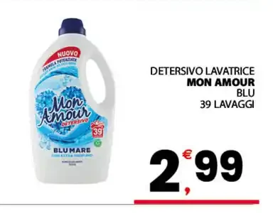 Detersivo lavatrice Mon Amour