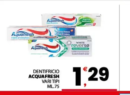 Dentifricio Aquafresh