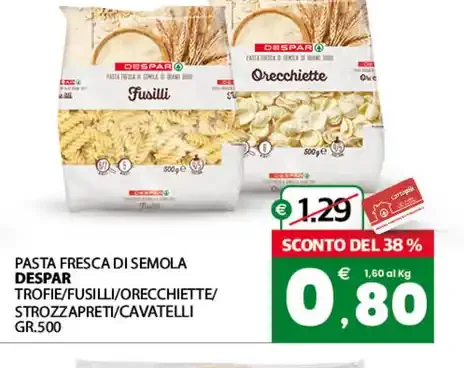 Pasta fresca di semola