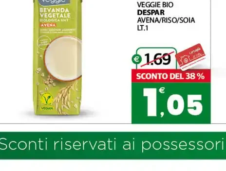 Bevanda vegetale avena riso soia