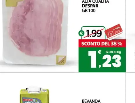 Prosciutto cotto alta qualità