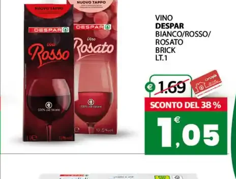 Vino bianco/rosso/rosato brick